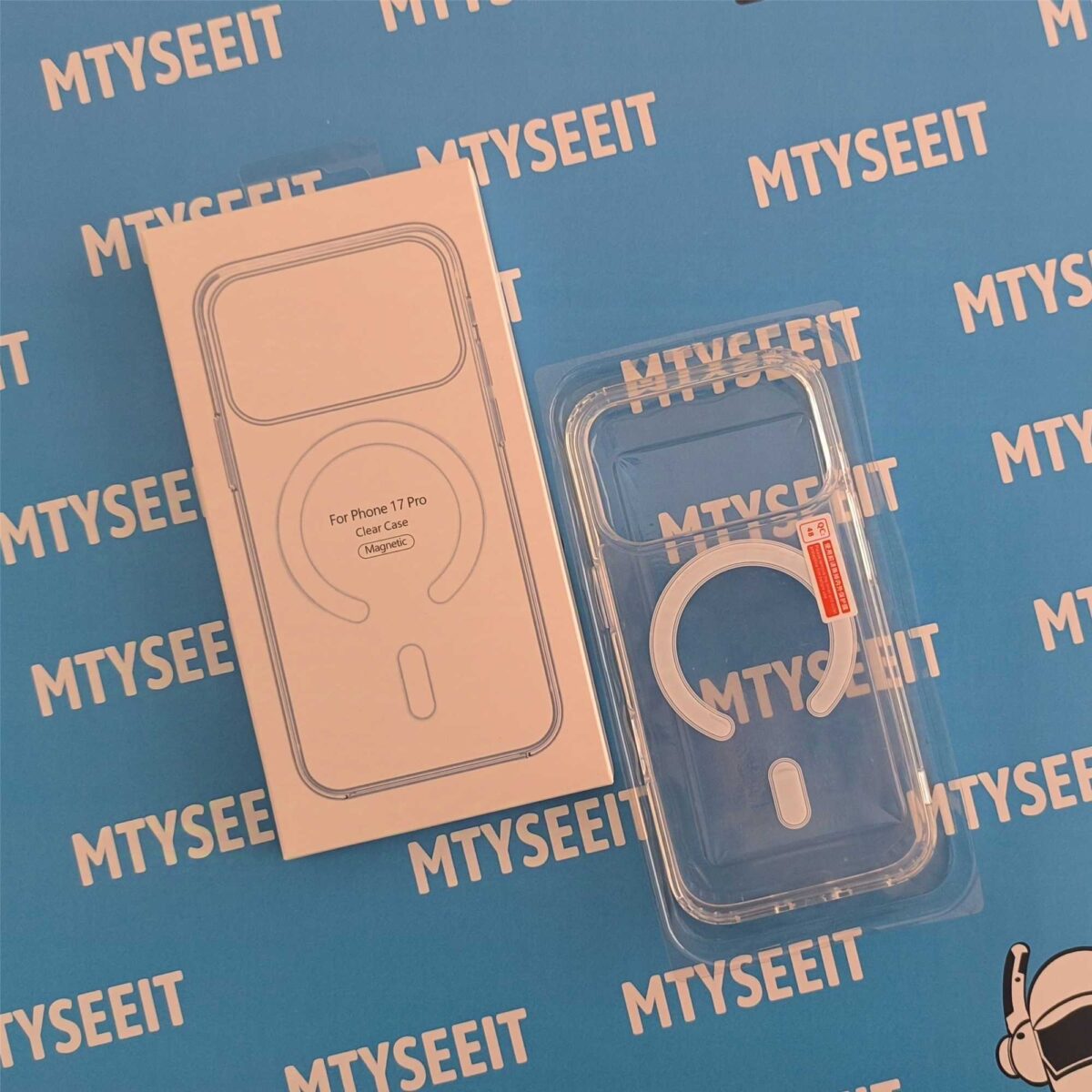 Mtyseeit Brand iPhone 17 Pro Clear Magsafe Mobile Phone Case - Image 1