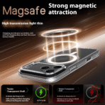 Mtyseeit Brand iPhone 17 Pro Clear Magsafe Mobile Phone Case - Image 3