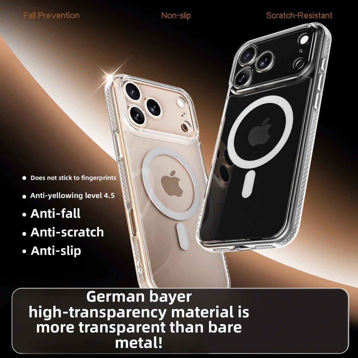 Mtyseeit Brand iPhone 17 Pro Clear Magsafe Mobile Phone Case - Image 4